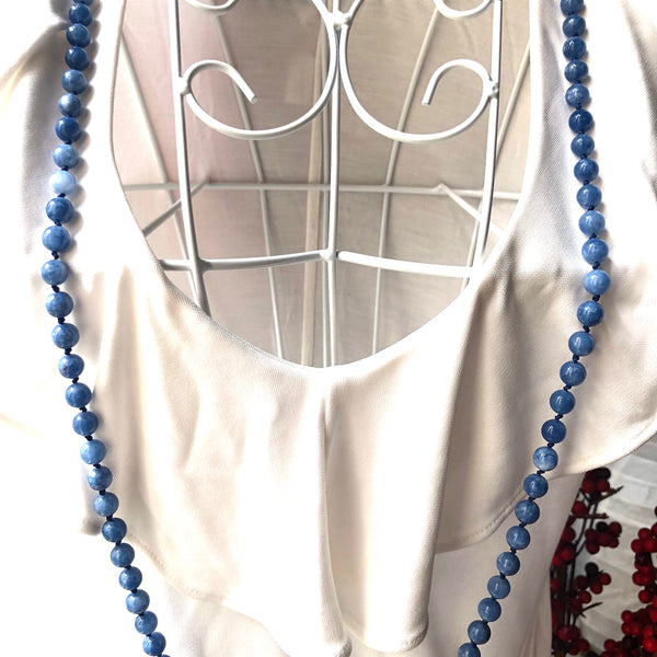 Jade Mala Beads, Clove, 108 Mala, Mala Necklace, Knotted Necklace, Yoga Jewelry, Meditation Beads