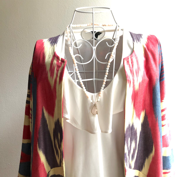 Morganite Beads, 108 Mala, White Moonstone Mala Necklace, Rose Quartz Charm