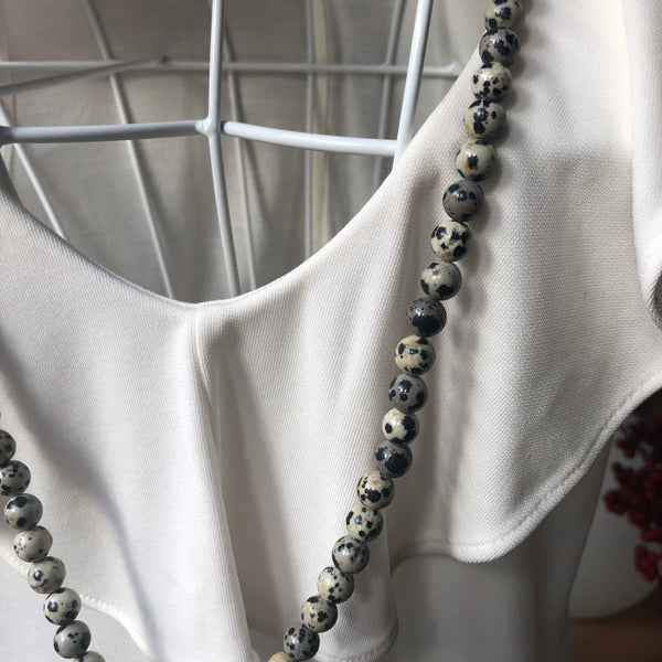 Lavastone Mala Beads, 108 Mala, Jasper Mala Necklace, Yoga Jewelry, Meditation Beads