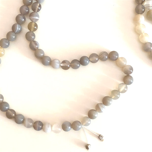 Agate Mala Beads, 108 Mala, Mala Necklace, Mandala, Yoga Schmuck, Meditation