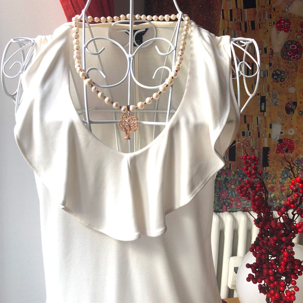 Pearl Mala Beads, 54 Mala, Mala Necklace, Yoga Jewelry, Meditation Beads