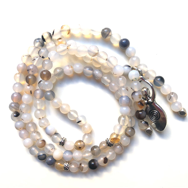 Sardonyx Mala Beads, Venus Goddess, 108 Mala, Mala Necklace, Yoga Jewelry, Meditation Beads