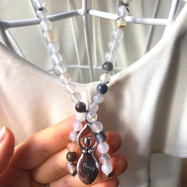 Sardonyx Mala Beads, Venus Goddess, 108 Mala, Mala Necklace, Yoga Jewelry, Meditation Beads