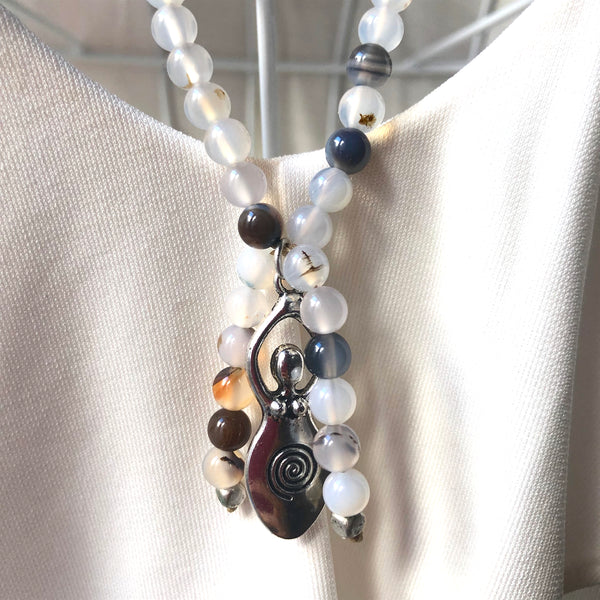 Sardonyx Mala Beads, Venus Goddess, 108 Mala, Mala Necklace, Yoga Jewelry, Meditation Beads