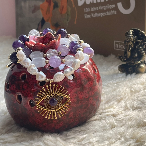 Serene Light: Quartz, Selenite, Pearl, Ametrine & Amethyst