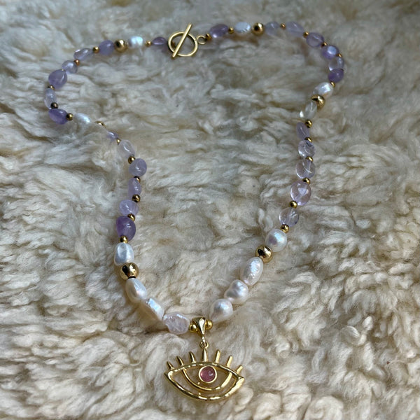 Divine Love: Amethyst, Pearl