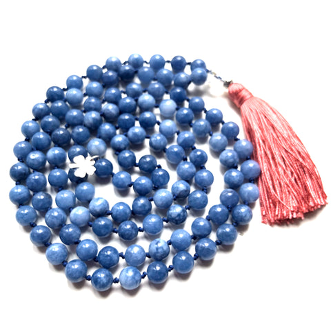 Jade Mala Beads, Clove, 108 Mala, Mala Necklace, Knotted Necklace, Yoga Jewelry, Meditation Beads