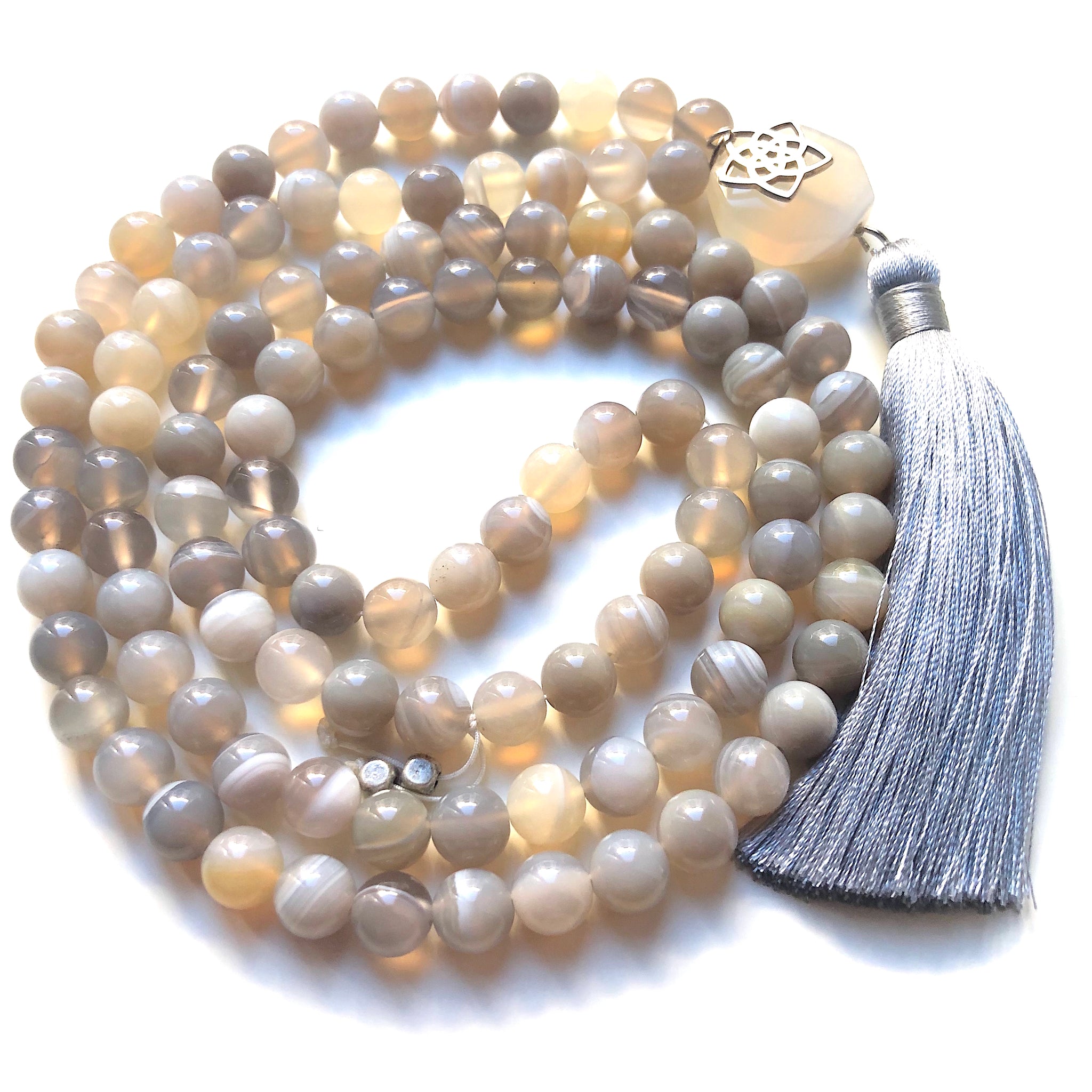 Agate Mala Beads, 108 Mala, Mala Necklace, Mandala, Yoga Schmuck, Meditation